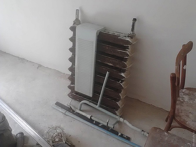 Установка радиатора отопления_5