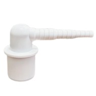 Переходник 32 мм, угловой, для  подключения  дренажных , сливных шлангов, капиллярных трубок к  канализации,8х10х13/32