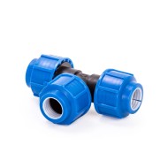 ПНД Тройник компрессионный  ПНД Тройник компрессионный