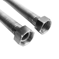 ТУРБО-ТЕХ Подводка сильфонная для газа G1/2'' гайка / гайка ТУРБО-ТЕХ Подводка сильфонная для газа G1/2'' гайка / гайка