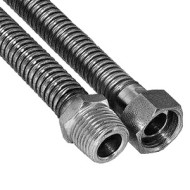 ТУРБО-ТЕХ Подводка сильфонная для газа G3/4'' гайка / штуцер   ТУРБО-ТЕХ Подводка сильфонная для газа G3/4'' гайка / штуцер