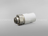 Муфта с накидной гайкой евроконус ø20×3/4 ПП Fusitek Муфта с накидной гайкой евроконус ø20×3/4 ПП Fusitek