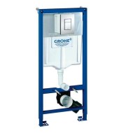 GROHE Инсталляция Rapid SL 3 в 1 в сборе, для подвесного унитаза с кнопкой смыва Skate Cosmopolitan 1,13 м