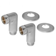 Угол для полотенцесушителя  1" FM (комплект 2 шт.) Угол для полотенцесушителя  1" FM (комплект 2 шт.)