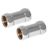 Переходник для полотенцесушителя 1" FF (комплект 2 шт.) Переходник для полотенцесушителя 1" FF (комплект 2 шт.)