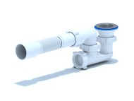 Сифон АНИ для душевого поддона  1 1/2"  с гибкой трубой  40/50мм Сифон АНИ для душевого поддона  1 1/2"  с гибкой трубой  40/50мм