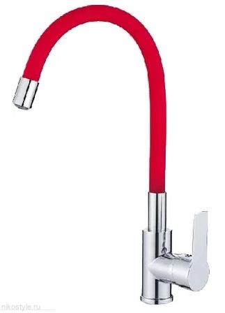 Смеситель комбинированный силиконовый с гибким изливом 