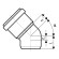 Отвод для наружной канализации 87° Ostendorf Отвод для наружной канализации 87° Ostendorf