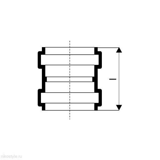Муфта двойная для наружной канализации Ostendorf (с упором) Муфта двойная для наружной канализации Ostendorf (с упором)