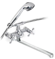 Смеситель для ванны Mix&Fix SOFFRON 7401-01 двуручный с аксессуарами, карт. дивертор