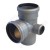 Крестовина двухплоскостная 110x110x50/87° правая