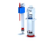 Набор с нижней подводкой 1/2 пл.кнопка белая Набор с нижней подводкой 1/2 пл.кнопка белая